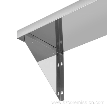 Metal Diaplay Stainless Steel Wall Hanging Shelf